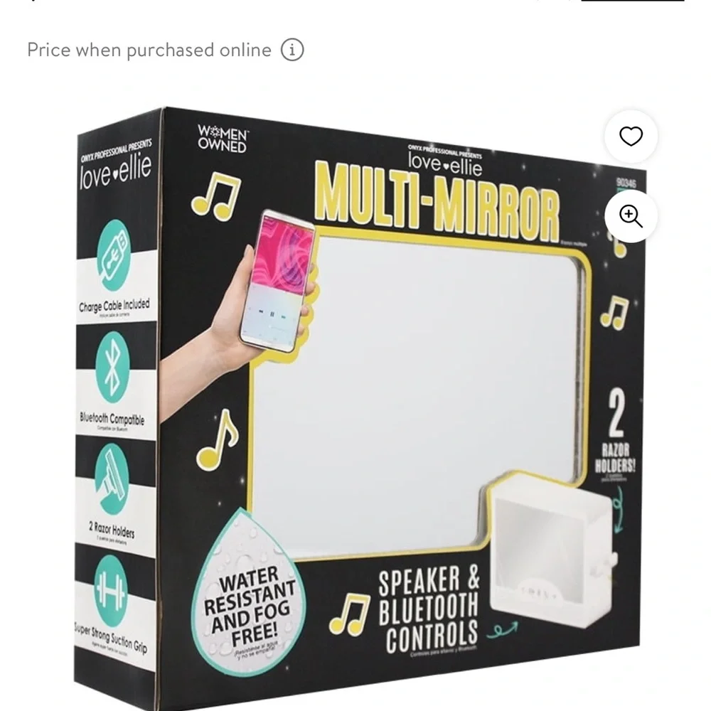 Bluetooth Multi-Mirror with Speaker
